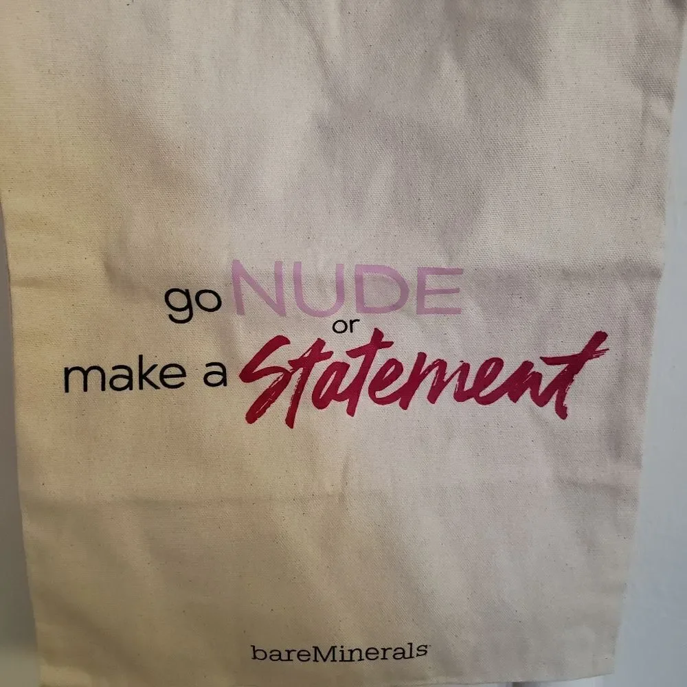BareMinerals Fun Lip Graphic Logo Reusable Tote Bag